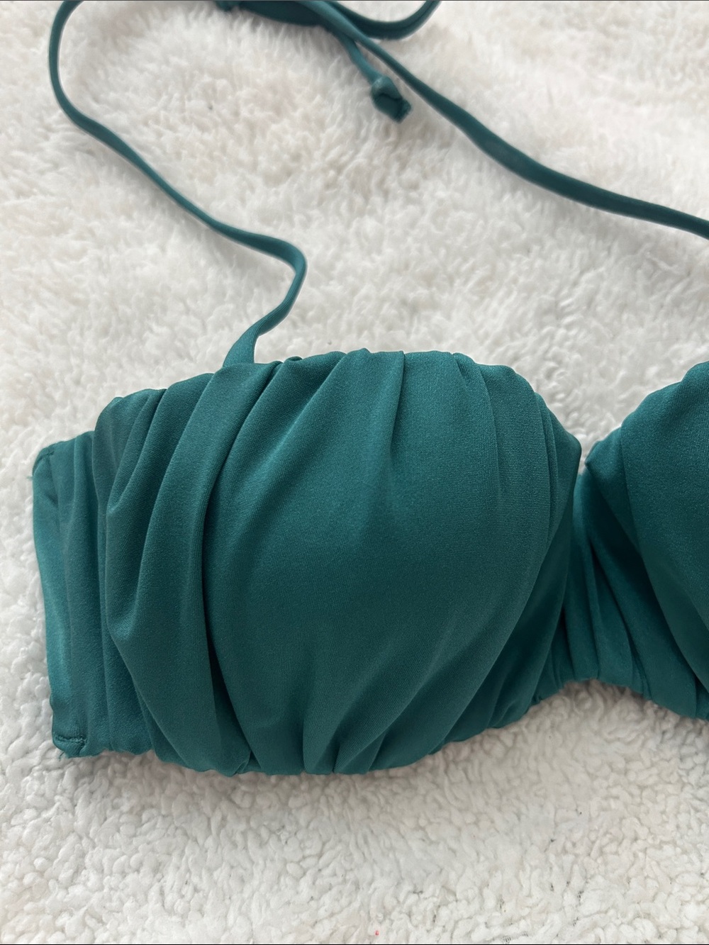 H&M Teal Bandeau Bikini Top - Picture 2 of 8